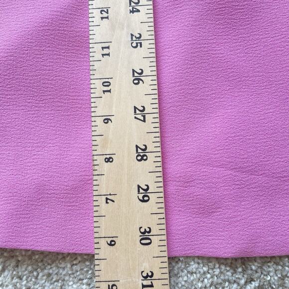 CeCe Plus Size 3X Ruched Sleeve One Button Blazer Jacket Pink Preppy Business - Picture 15 of 15